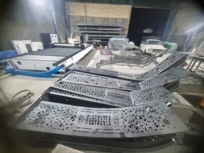 برش ورق آهن - CNC - فایبر